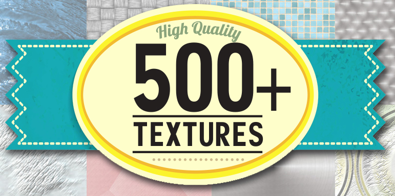 500+ Textures - logo