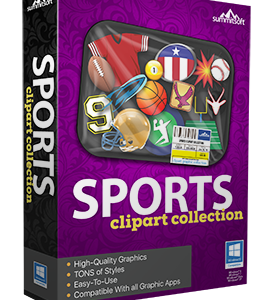 Sports Art Clipart Graphic Collection